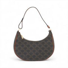 Celine Triomphe Ava Shoulder Bag Brown