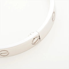 Cartier Classic Model White Gold Love Bracelet Szie 17