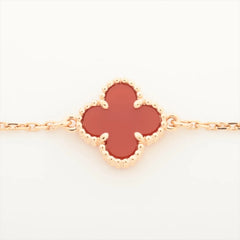 Van Cleef & Arpels Sweet Alhambra Carnelian Bracelet 2022