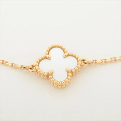 Van Cleef & Arpels Sweet Alhambra Mother Of Pearl MOP Bracelet Yellow Gold