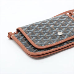 Goyard Plumet Pouch Wallet Crossbody Bag Brown/Black