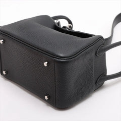 Hermes Mini Lindy Clemence Noir Black - W stamp