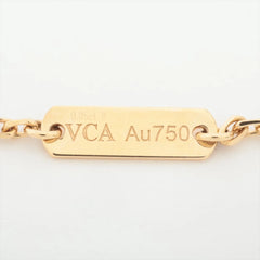 Van Cleef & Arpels 2018 Holiday Pendant Gold Mother-of-Pearl Yellow Gold with Diamond