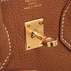 Hermes Birkin 25 Gold with GHW W Stamp
