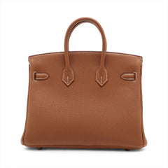 Hermes Birkin 25 Gold with GHW W Stamp