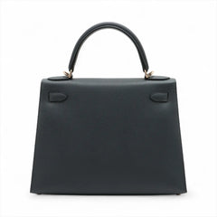 Hermes Kelly 28 Gris Misty Epsom W Stamp