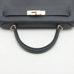 Hermes Kelly 28 Gris Misty Epsom W Stamp