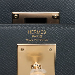 Hermes Kelly 28 Gris Misty Epsom W Stamp
