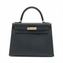 Hermes Kelly 28 Gris Misty Epsom W Stamp