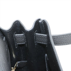 Hermes Kelly 28 Noir Togo GHW C Stamp Black