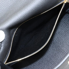 Hermes Kelly 28 Noir Togo GHW C Stamp Black