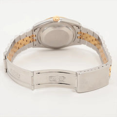 Rolex Datejust 36mm Two Toned with Diamond Dial Silver Face