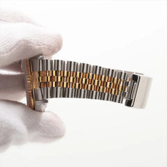 Rolex Datejust 36mm Two Toned with Diamond Dial Silver Face