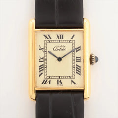 Cartier Must De Tank Roman Dial Watch (Winding Style)