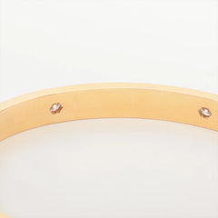 Cartier 4 Diamond Classic Model Love Bracelet Size 16