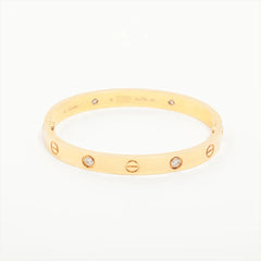 Cartier 4 Diamond Classic Model Love Bracelet Size 16