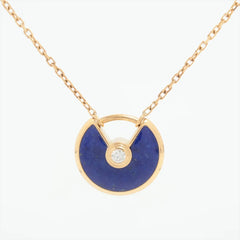 Cartier Amulette de Cartier Lapis Diamond Small Model Necklace