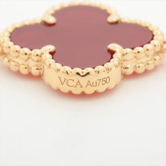 Van Cleef & Arpels Vintage Alhambra 5 Motifs Carnelian Bracelet