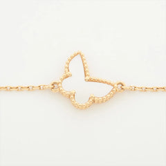 Van Cleef & Arpels Sweet Alhambra Butterfly Mother of Pearl Bracelet