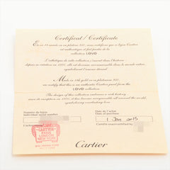 Cartier Baby Love Diamond Pink Gold Necklace