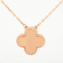 Van Cleef & Arpels Holiday Pendant Vintage Alhambra Obsidian Diamond Necklace 2023