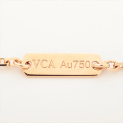 Van Cleef & Arpels Holiday Pendant Vintage Alhambra Obsidian Diamond Necklace 2023