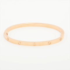 Cartier Love SM Size 16 Pink Gold Bracelet