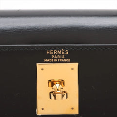 Hermès Kelly 28 Box Leather GHW R Circle Stamp