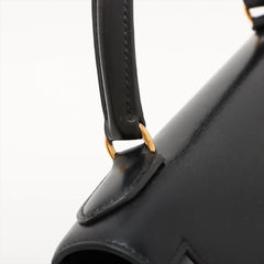 Hermès Kelly 28 Box Leather GHW R Circle Stamp