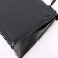 Hermès Kelly 28 Box Leather GHW R Circle Stamp