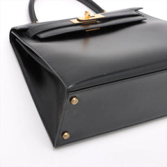 Hermès Kelly 28 Box Leather GHW R Circle Stamp