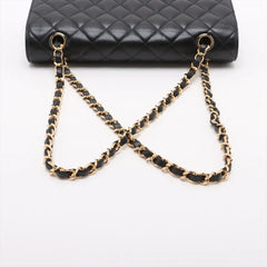 Chanel Caviar Double Classic Flap Black GHW