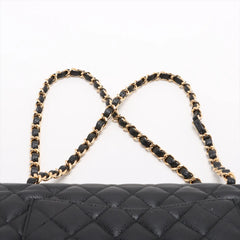 Chanel Caviar Double Classic Flap Black GHW