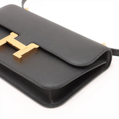 Hermes Constance Elan Noir Epsom - Stamp K 2025