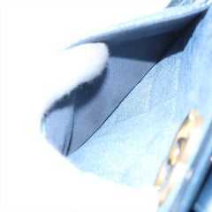 Chanel Hobo Denim Chain 2 way Shoulder Bag (microchipped)