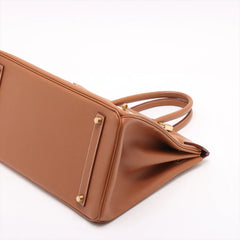 Hermes Birkin 35 Gold Courchevel - Stamp B Square