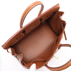 Hermes Birkin 35 Gold Courchevel - Stamp B Square