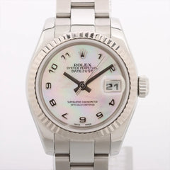 Rolex 26mm Lady Datejust Mother Of Pearl Face Watch