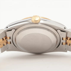 Rolex 36mm two tone datejust watch