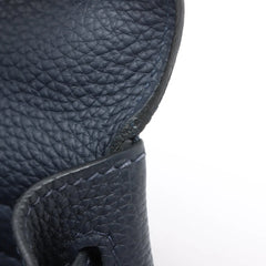 Hermes Kelly 28 Togo PHW X Stamp Blue Nuit