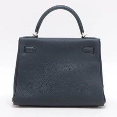 Hermes Kelly 28 Togo PHW X Stamp Blue Nuit