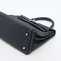 Hermes Kelly 28 Togo PHW X Stamp Blue Nuit