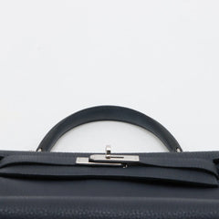 Hermes Kelly 28 Togo PHW X Stamp Blue Nuit