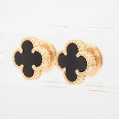 Van Cleef & Arpels Sweet Alhambra Onyx Earrings