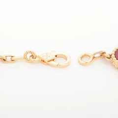 Van Cleef & Arpels Vintage Alhambra 5 motif Carnelian Bracelet