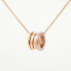 Bvlgari B.Zero 1 Perfect Mistake Necklace tri colour gold