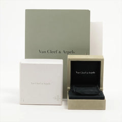 Van Cleef & Arpels Holiday Vintage Alhambra Grey Mother of Pearl Diamond Necklace 2014