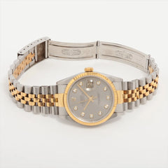 Rolex Datejust 36mm Two Toned Watch Grey Dial 11623
