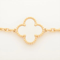Van Cleef & Arpels Vintage Alhambra 5 Motifs Mother of Pearl Bracelet