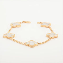 Van Cleef & Arpels Vintage Alhambra 5 Motifs Mother of Pearl Bracelet